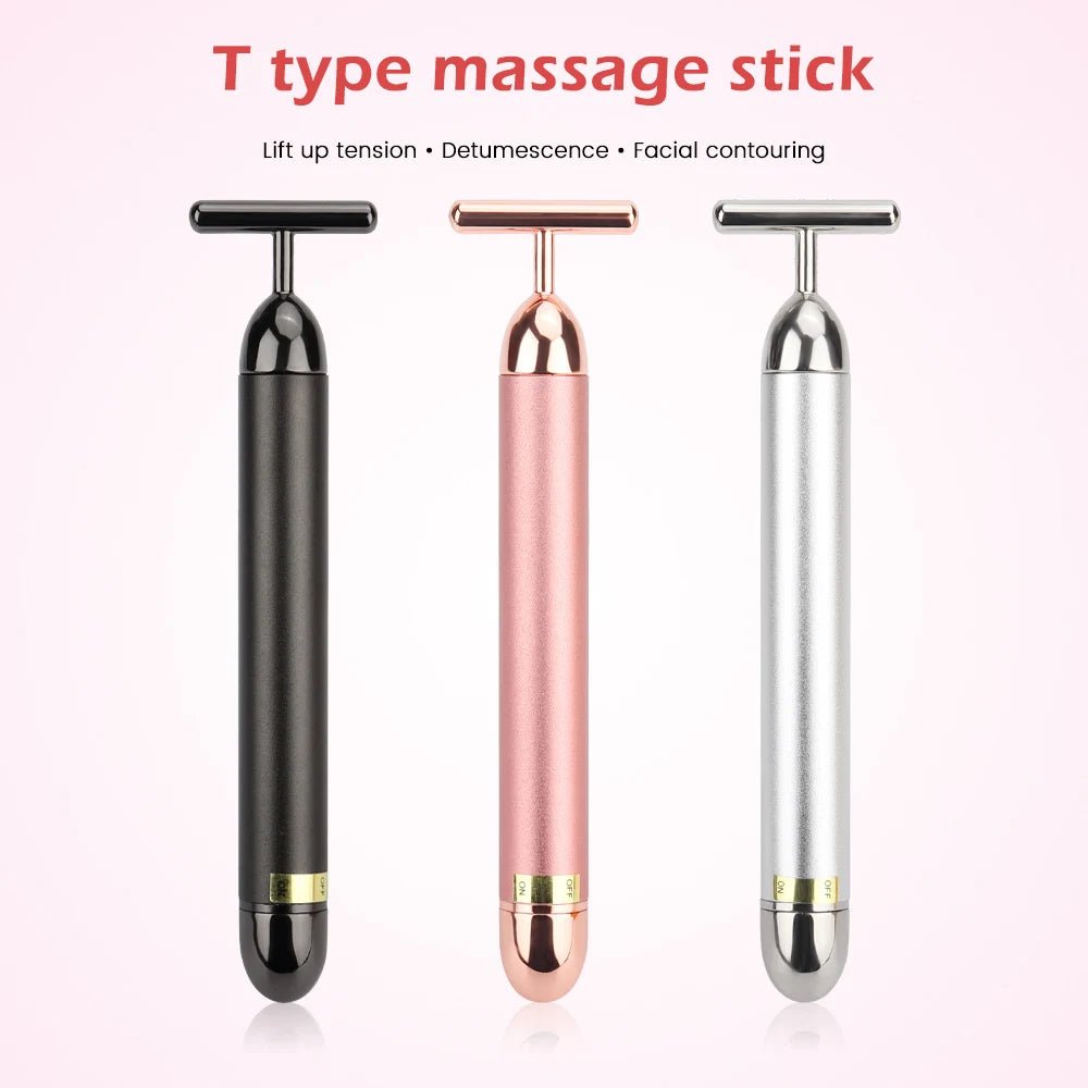 24K Gold Vibrating Face Lifter - FitGlamMix