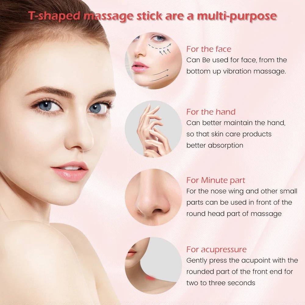 24K Gold Vibrating Face Lifter - FitGlamMix