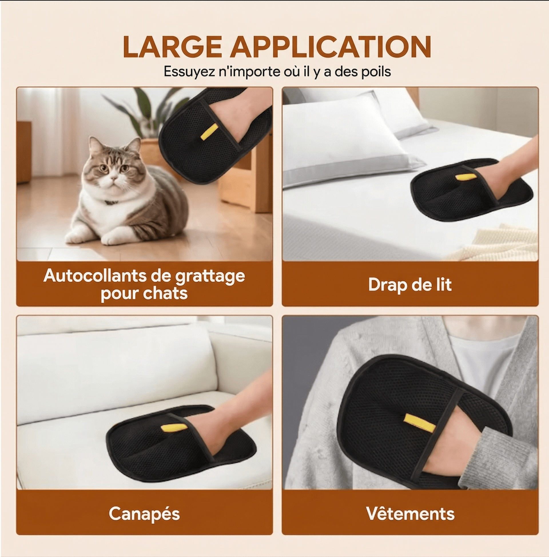 Gant AntiPoils Facile et Rapide - FitGlamMix
