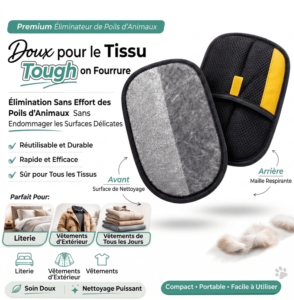 Gant AntiPoils Facile et Rapide - FitGlamMix