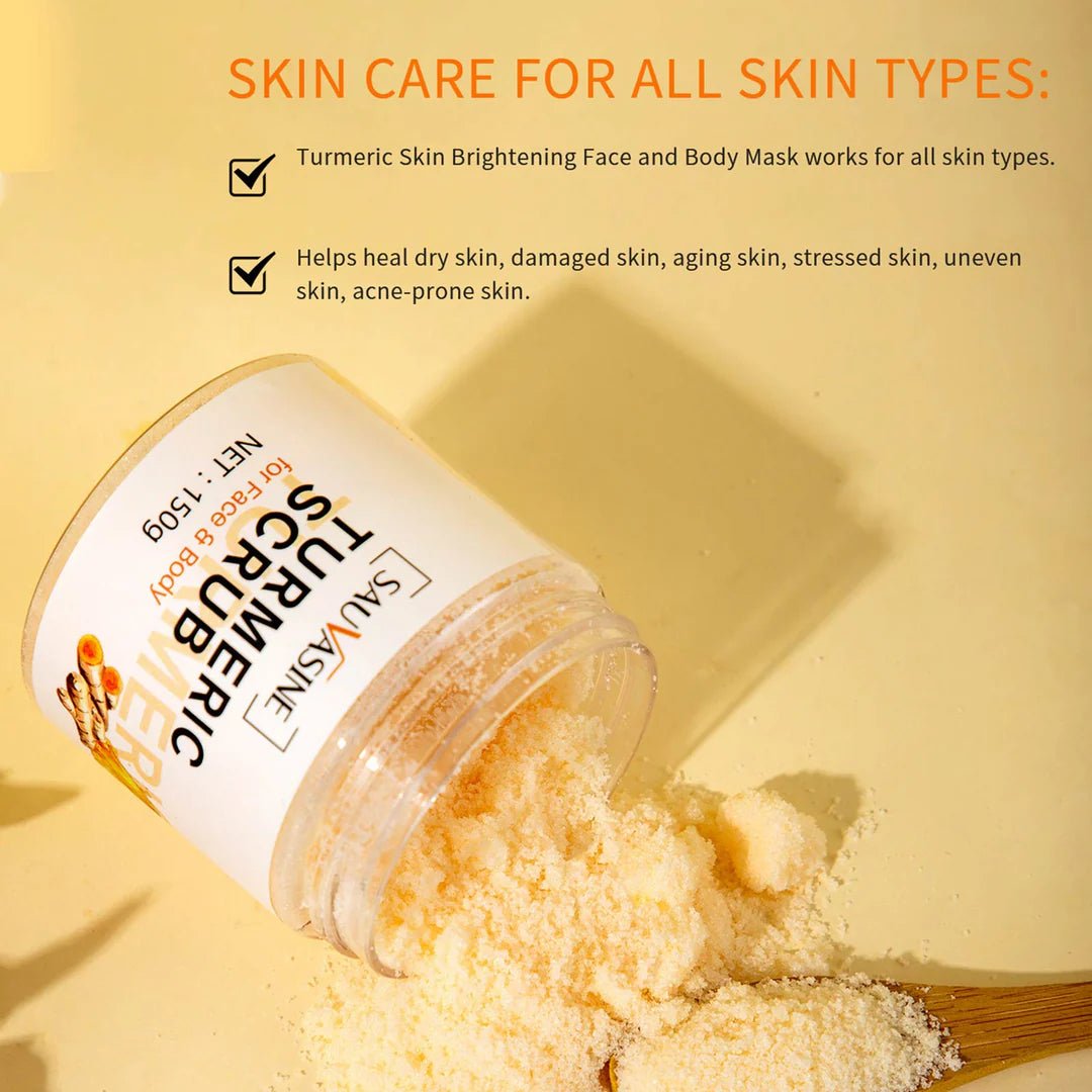 Glow Skin Turmeric Scrub - FitGlamMix