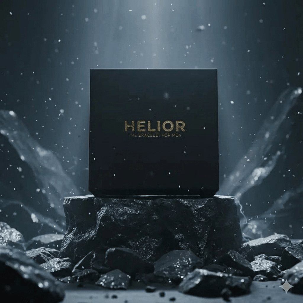 Helior Bracelet Magnétique Hématite Naturelle - FitGlamMix