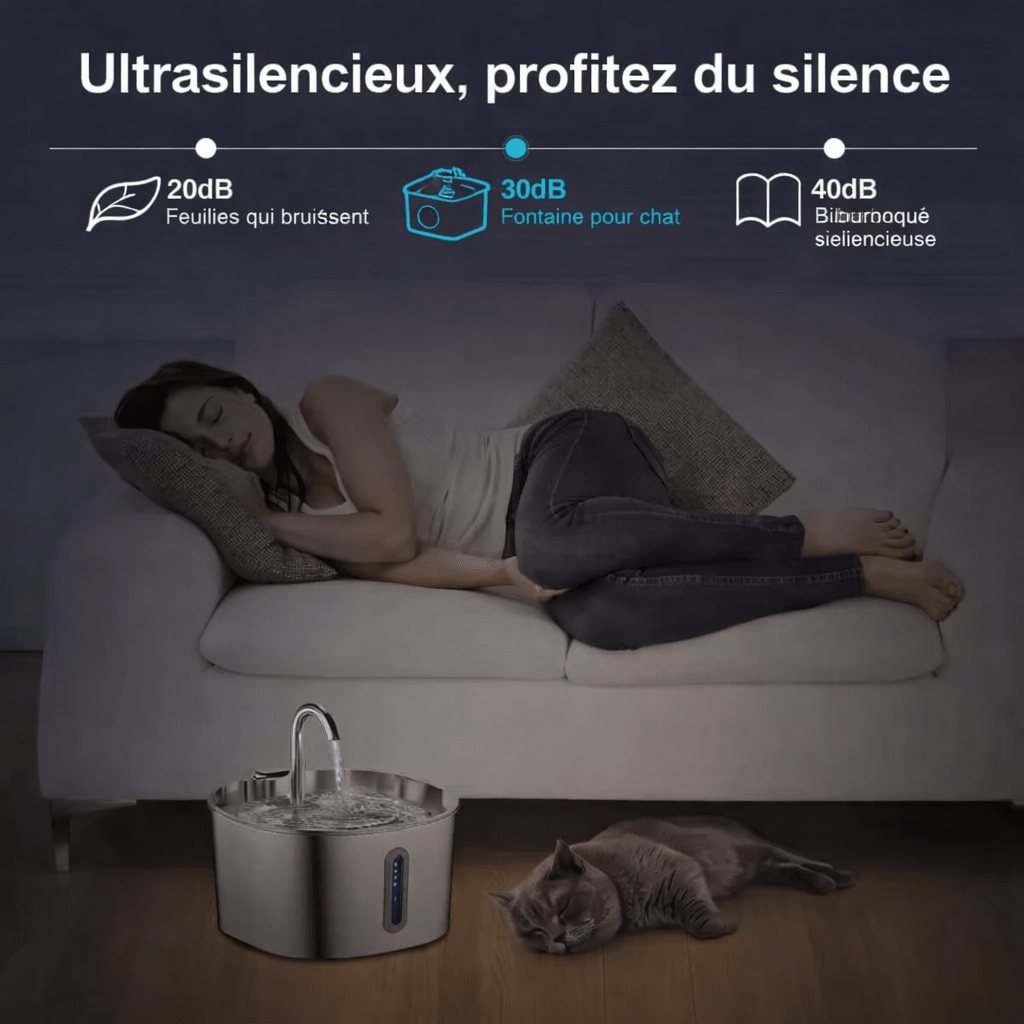 KittySpout Fontaine Santé Hydratation Pour Chats - FitGlamMix