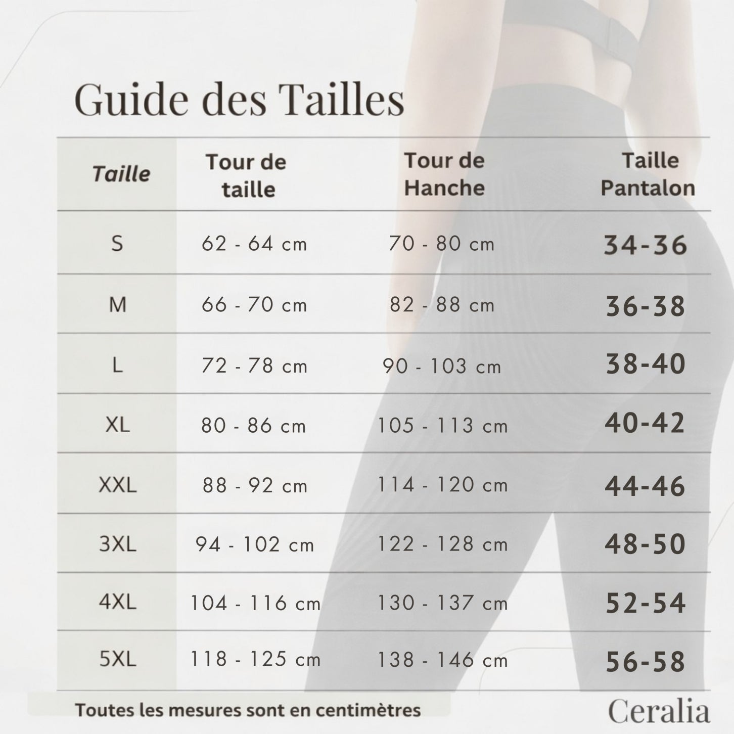 Legging Sculptant Ceralia - FitGlamMix
