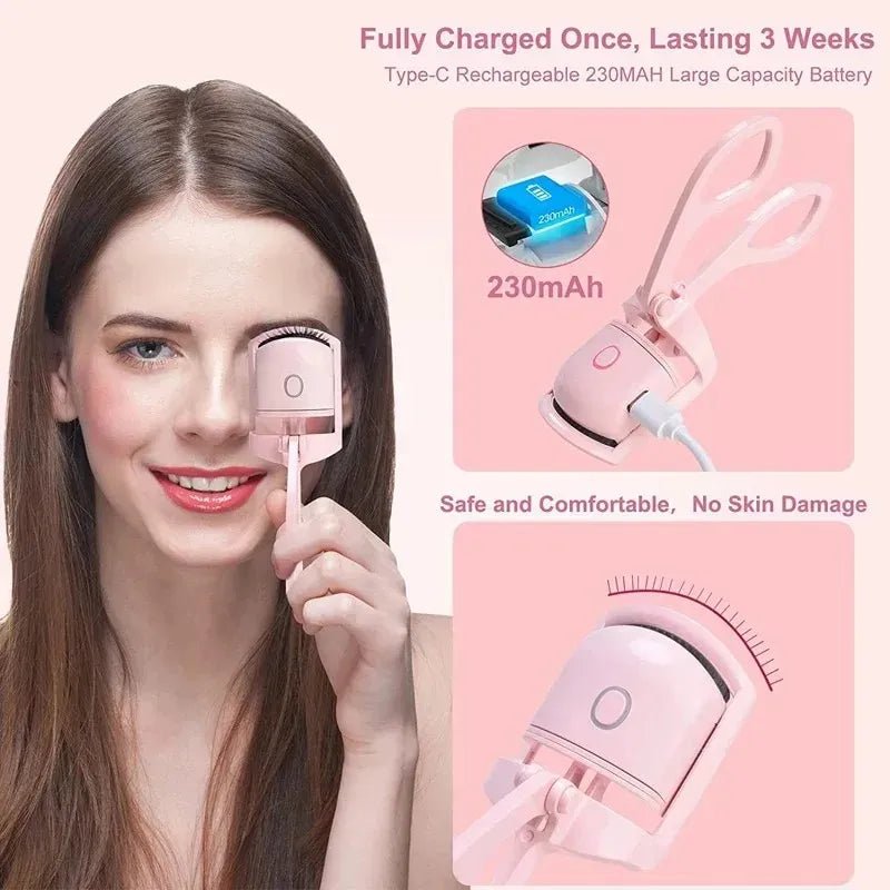 LuxCurls Electric Eyelash Curler - FitGlamMix