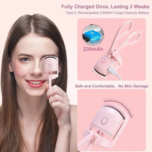 LuxCurls Electric Eyelash Curler - FitGlamMix