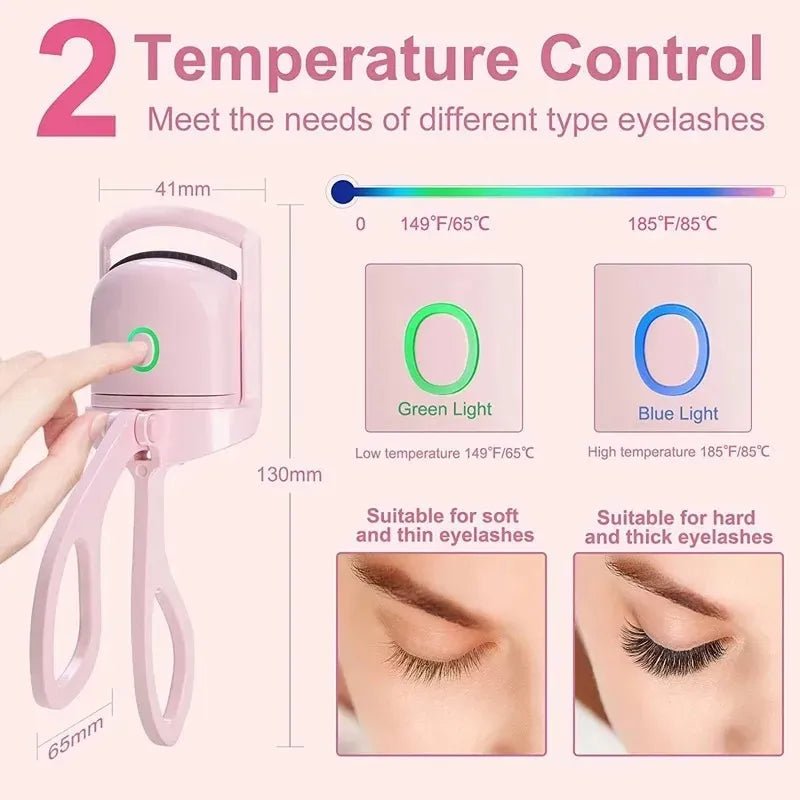 LuxCurls Electric Eyelash Curler - FitGlamMix