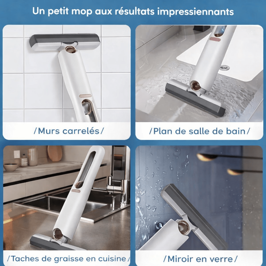Mini Mop Magic Nettoyage Rapide Compact - FitGlamMix