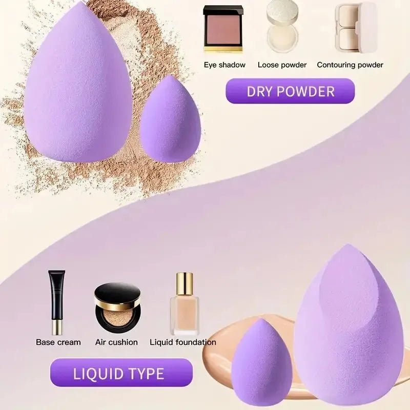 Purple Makeup Puff Collection - FitGlamMix