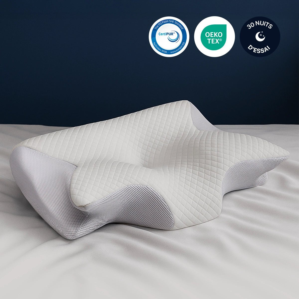 Soya Oreiller Confort Cervical Papillon - FitGlamMix
