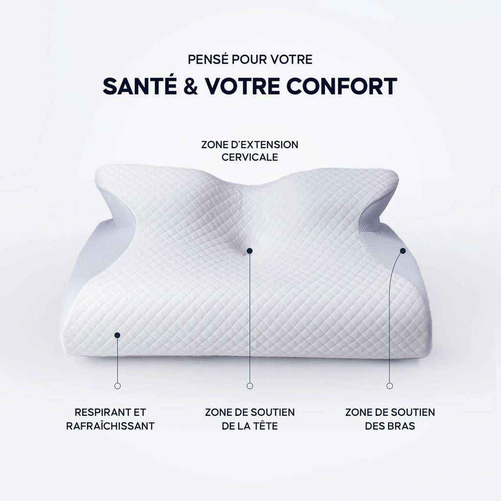 Soya Oreiller Confort Cervical Papillon - FitGlamMix