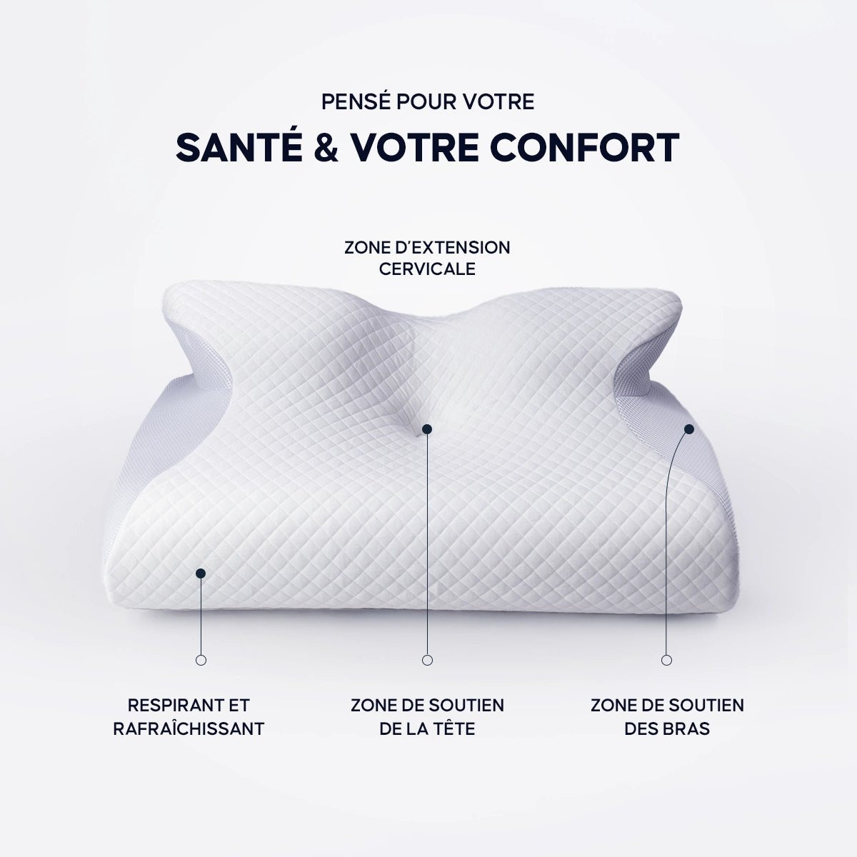 Soya Oreiller Confort Cervical Papillon - FitGlamMix
