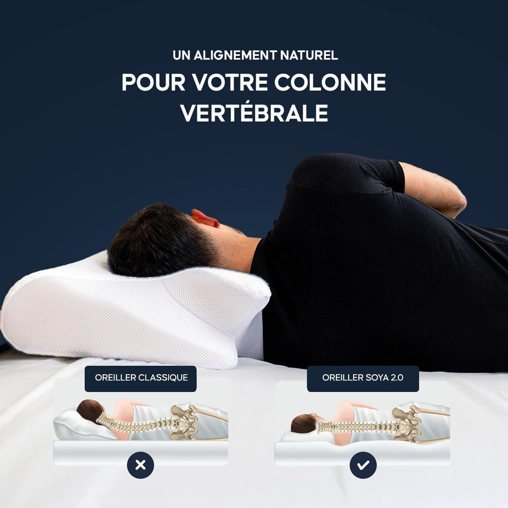 Soya Oreiller Confort Cervical Papillon - FitGlamMix