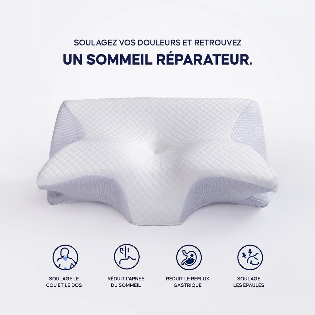 Soya Oreiller Confort Cervical Papillon - FitGlamMix