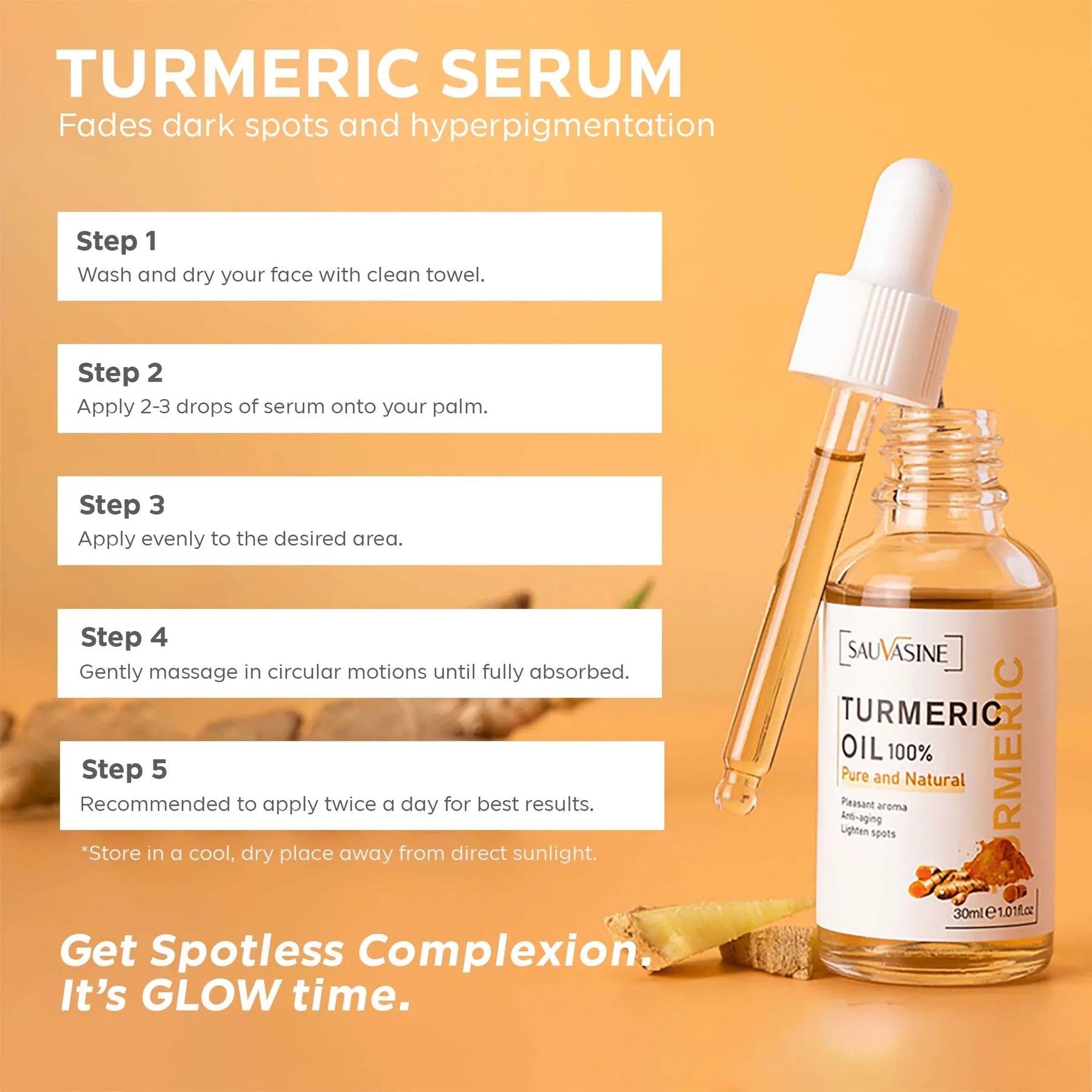 Turmeric Radiance Serum - FitGlamMix