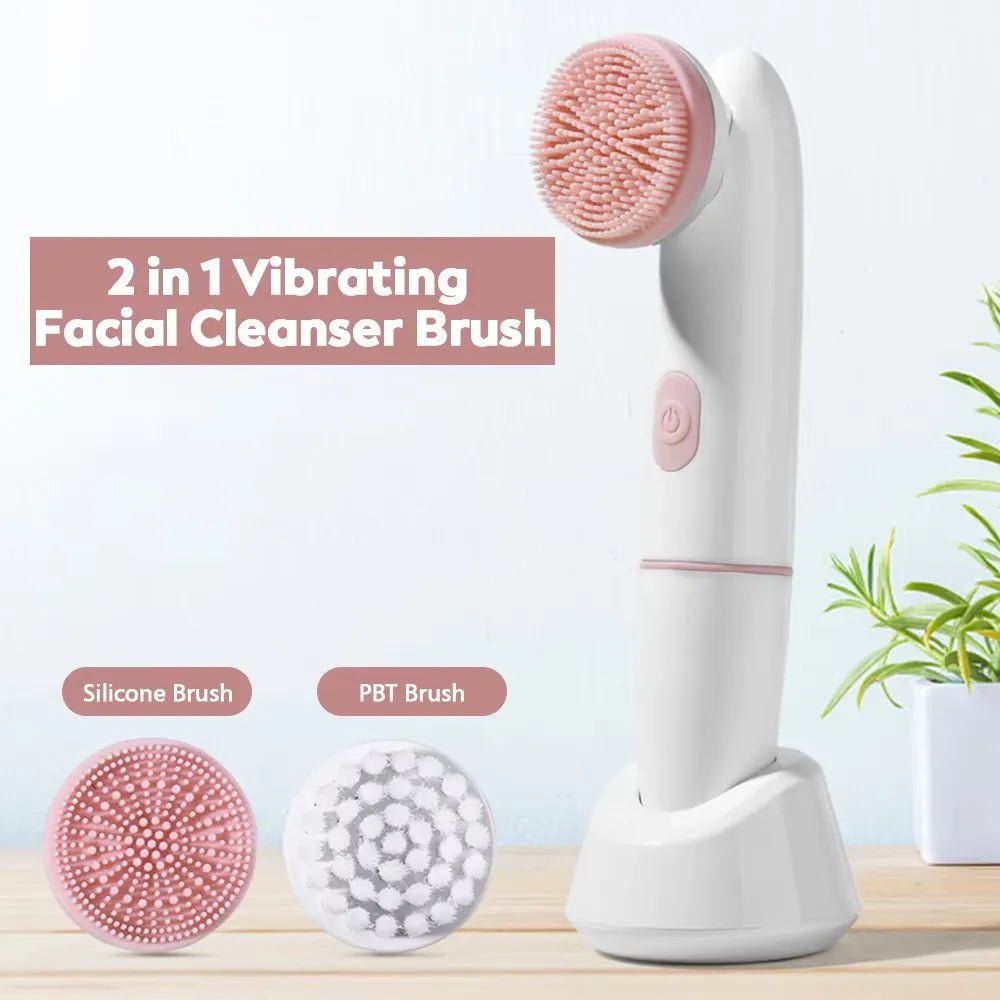 VibrantGlow Facial Brush - FitGlamMix