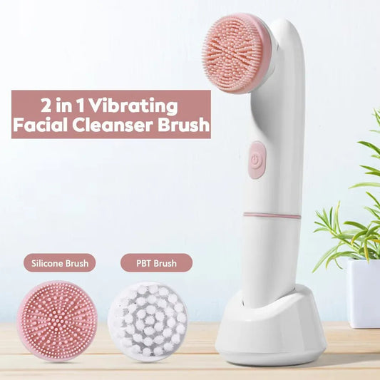 VibrantGlow Facial Brush - FitGlamMix